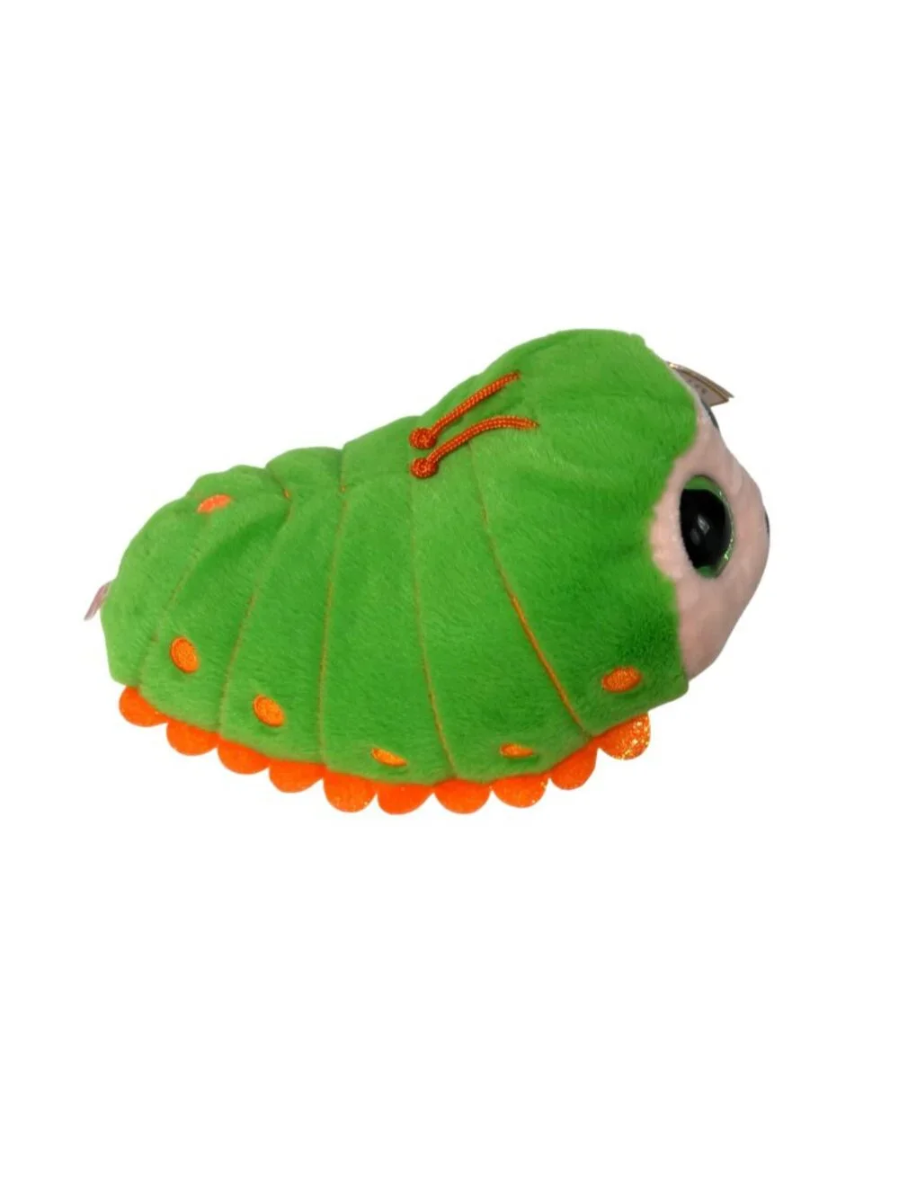 New Ty Beanie Boos Plush Pilar Stuffed Animal Doll Toy Catepillar Green Orange S